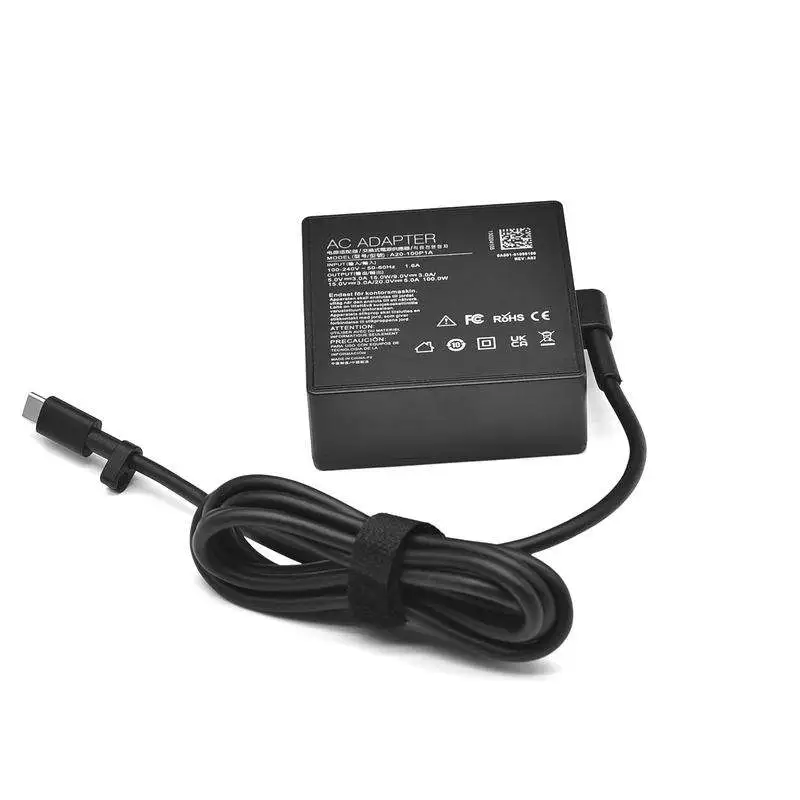 Asus لیپ ٹاپ کے لیے 100W Type-C PD USB C پاور اڈاپٹر 20V 5A