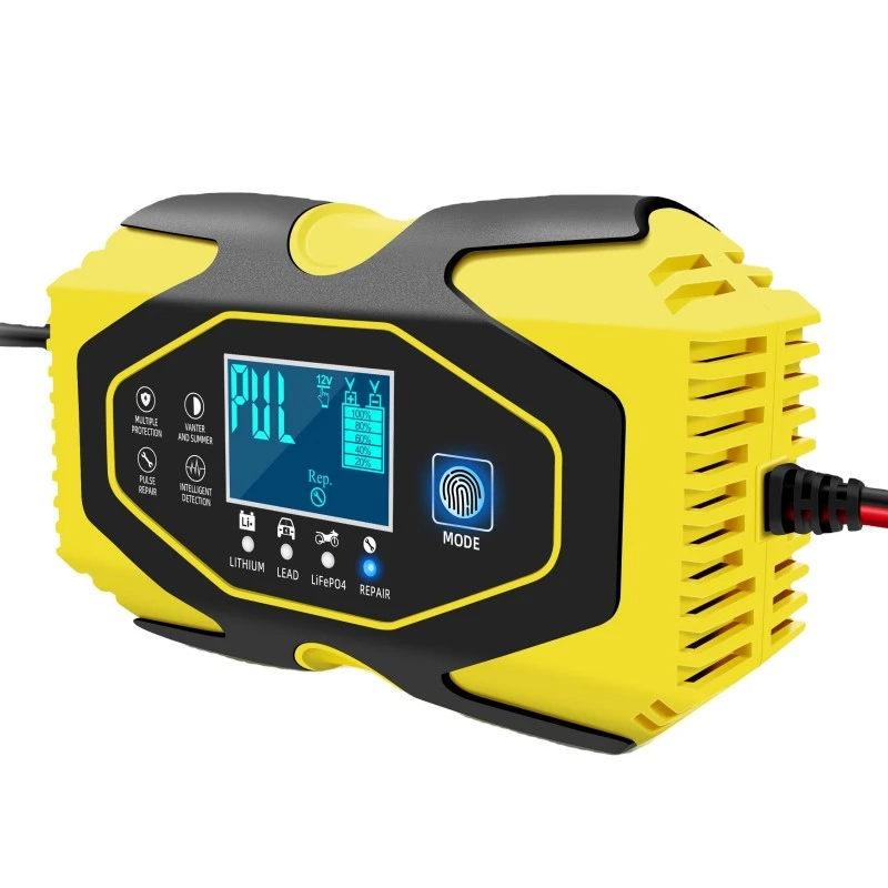 12V 24V موٹر سائیکل کار بیٹری چارجر