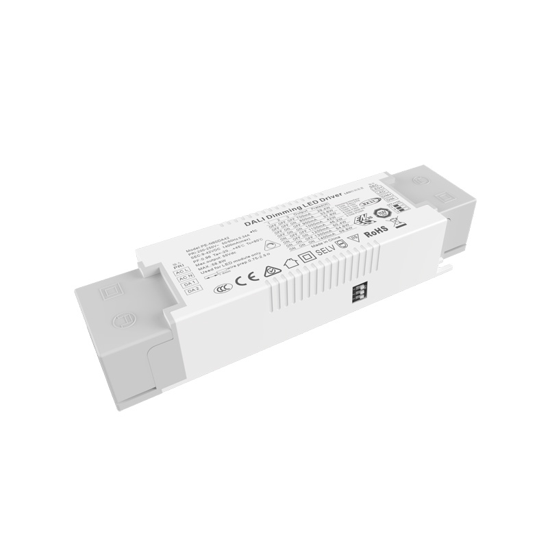 60W مسلسل کرنٹ DALI Dimmable LED ڈرائیور