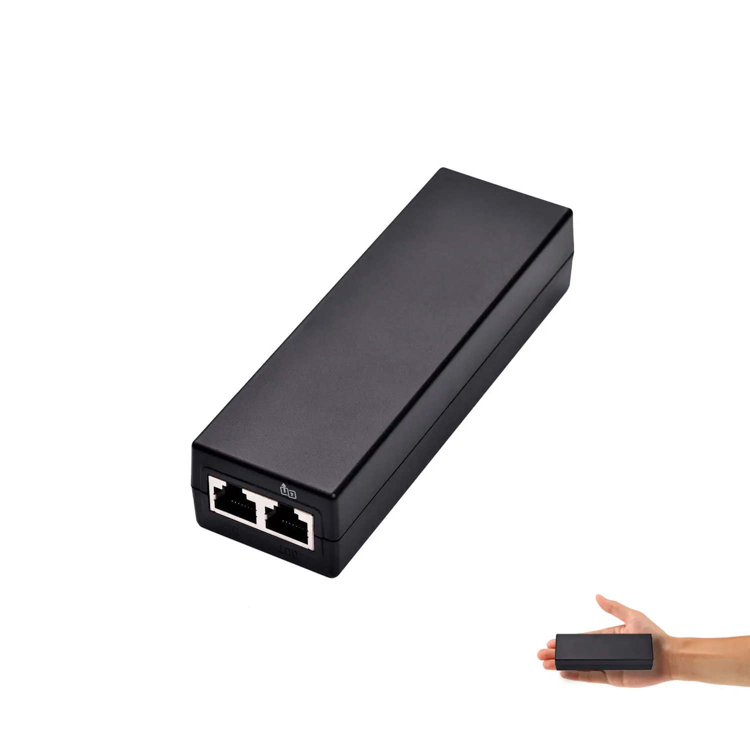 802.3afat 48V 30W 1000Mbps گیگابٹ ایتھرنیٹ PoE انجیکٹر