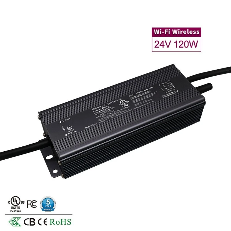 Tuya Zigbee Wireless Dimming Constant Voltage 120W LED ڈرائیور